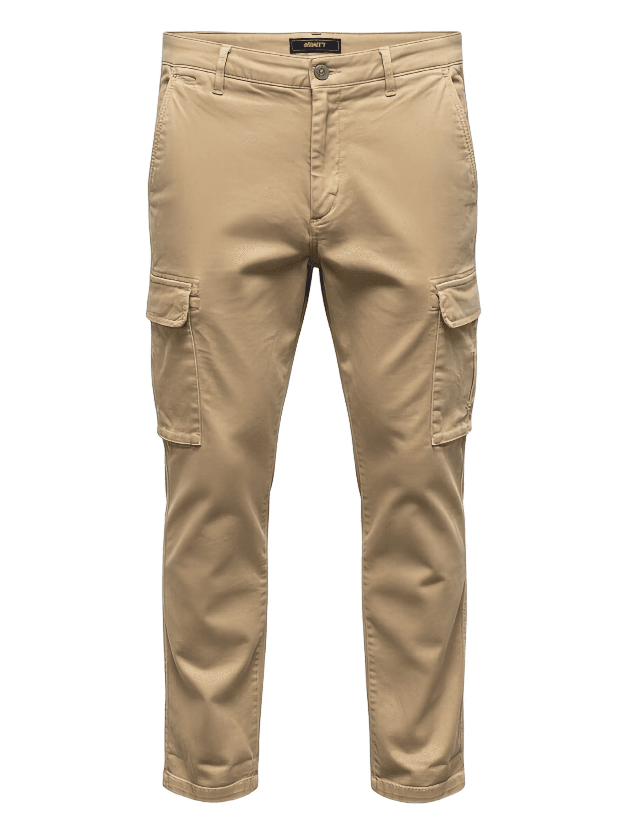 cargo-pockets straight-leg trousers - Image 1