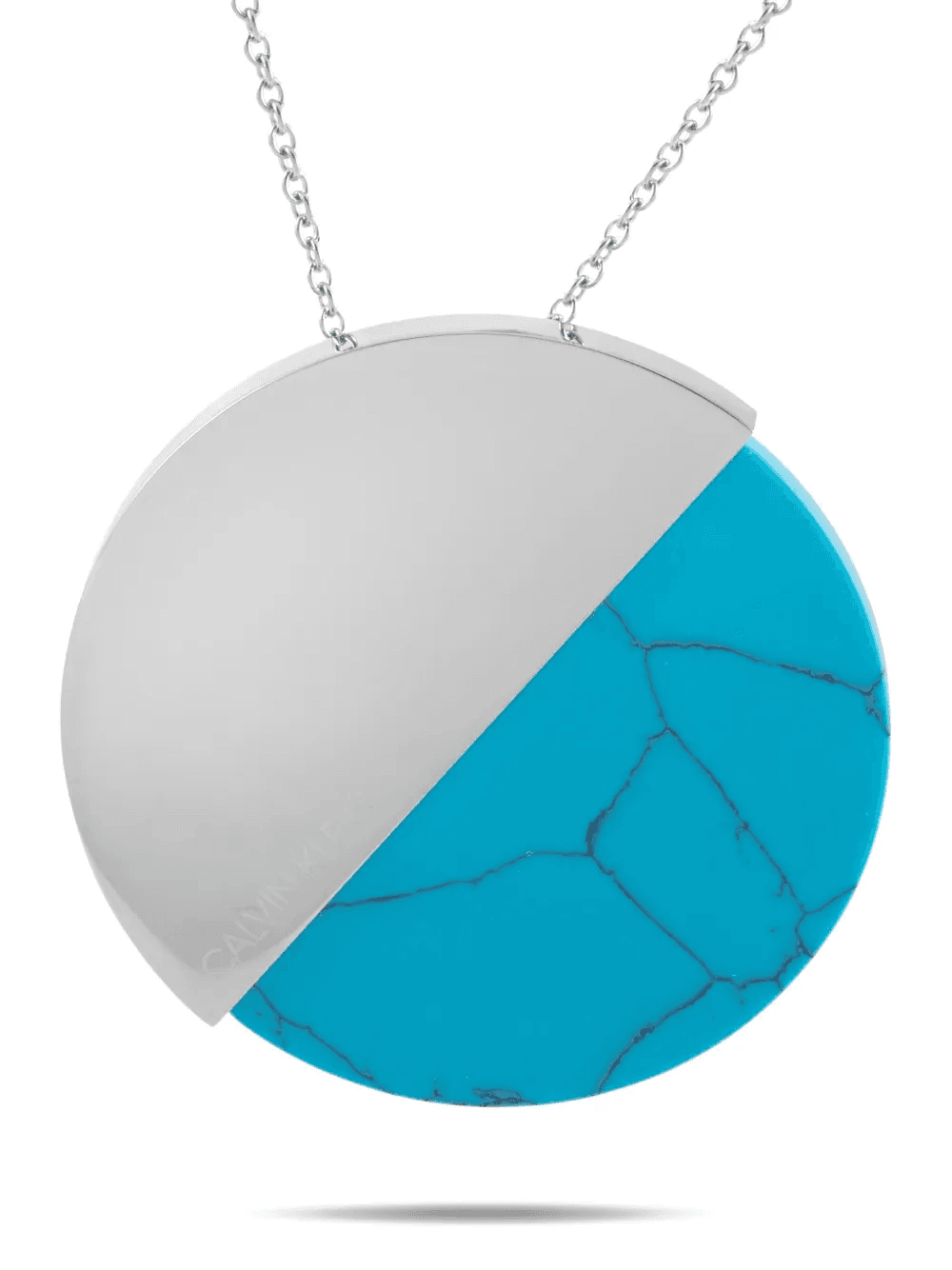 two-tone design necklace - Image 1