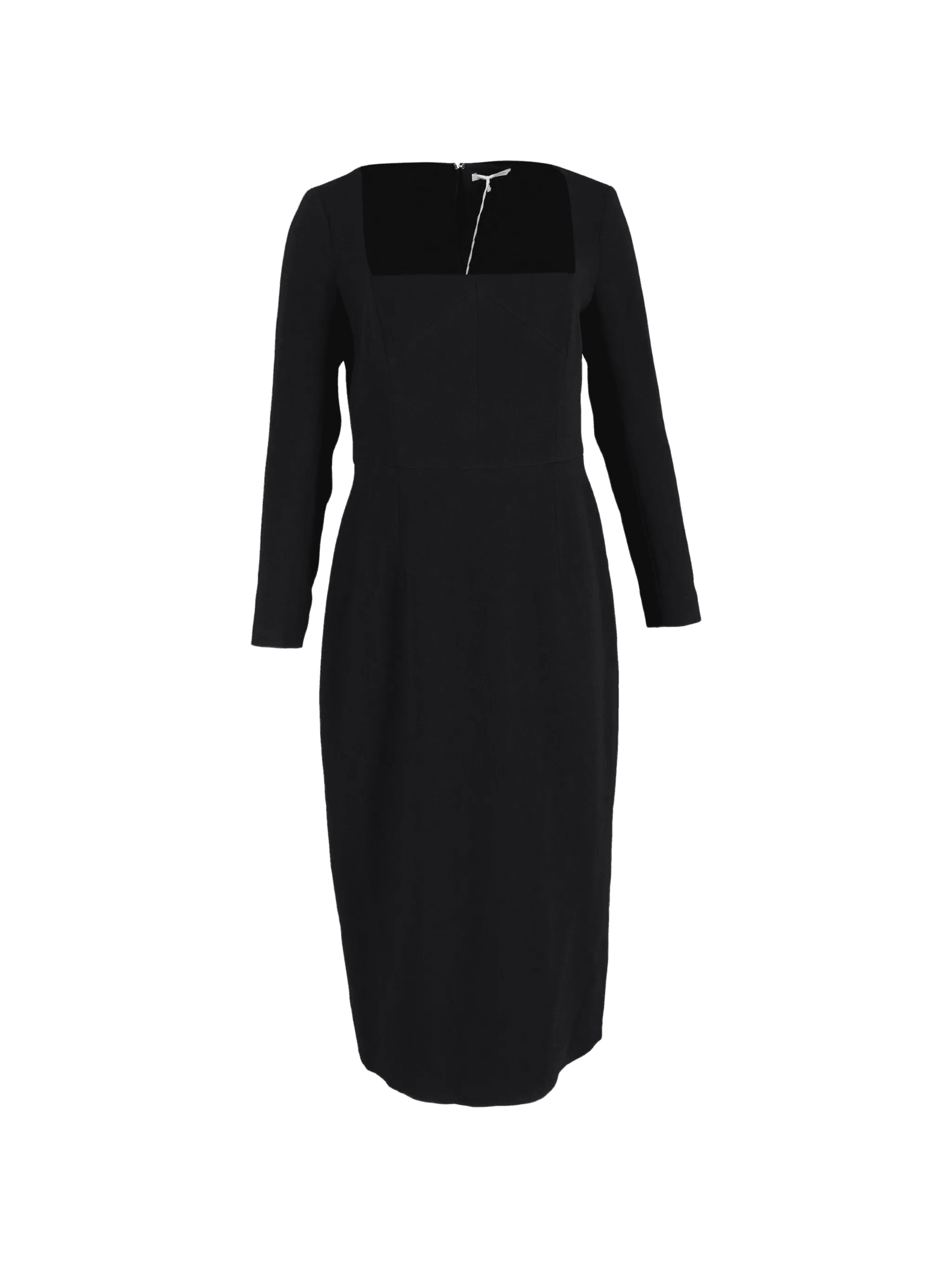 Erletta square-neck midi dress - Image 1