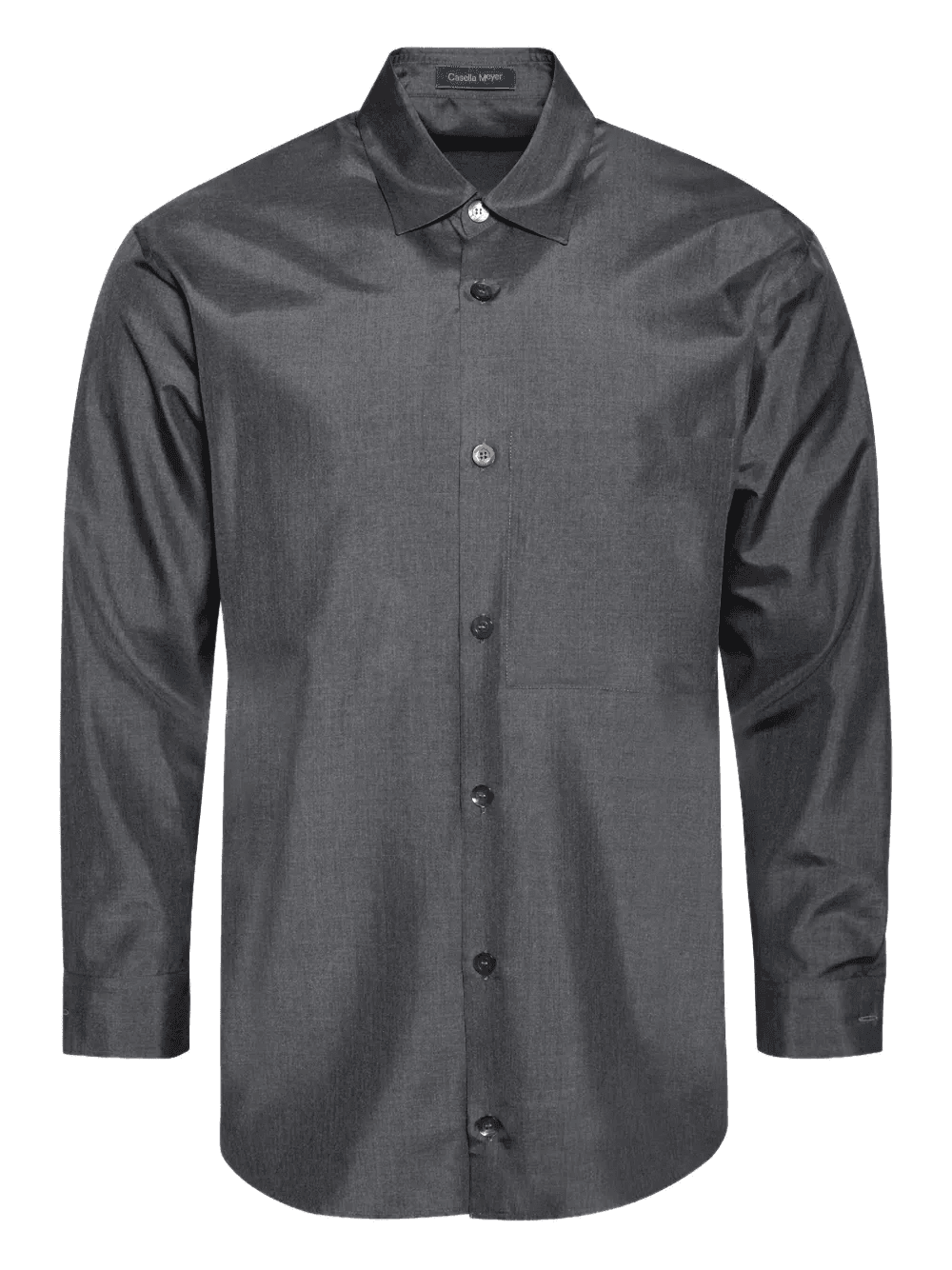 embroidered silk shirt - Image 1