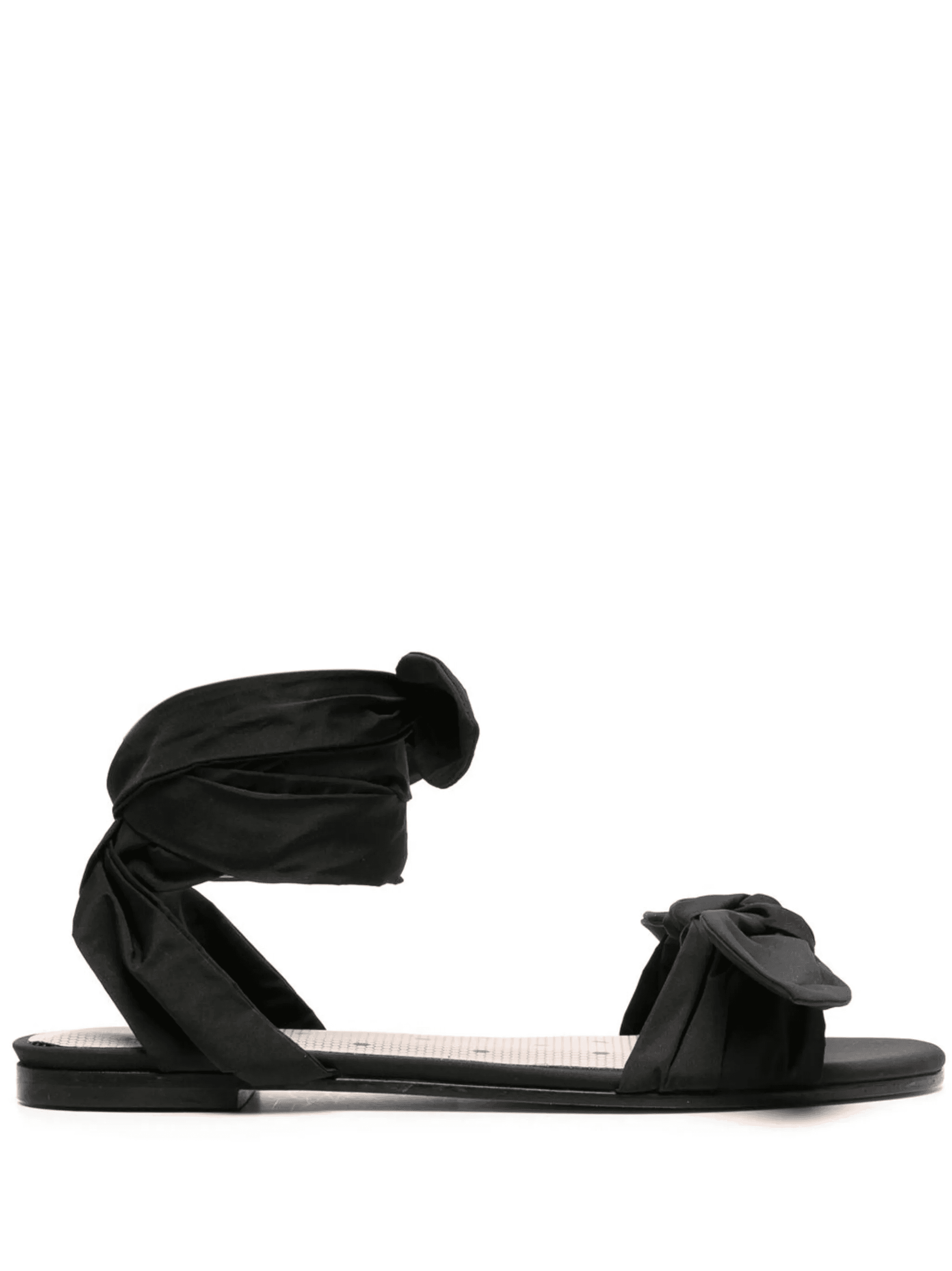 bow-detail flat sandals - Image 1