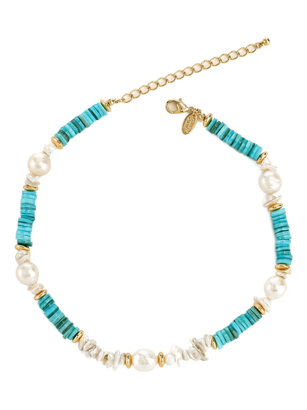 single-row multi-stone necklace - Image 1