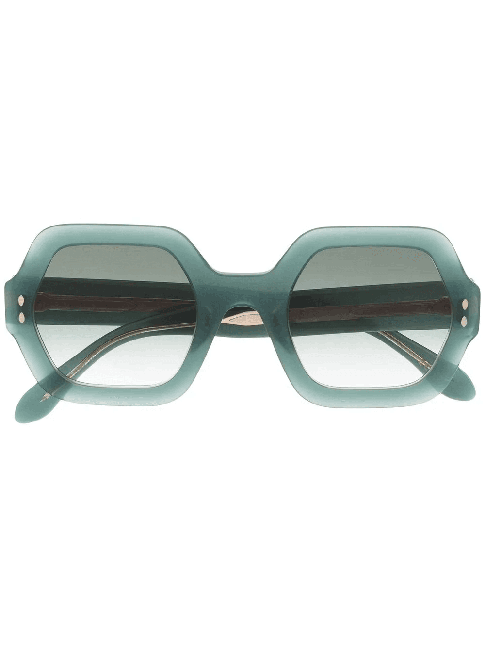 polished oversize-frame sunglasses - Image 1