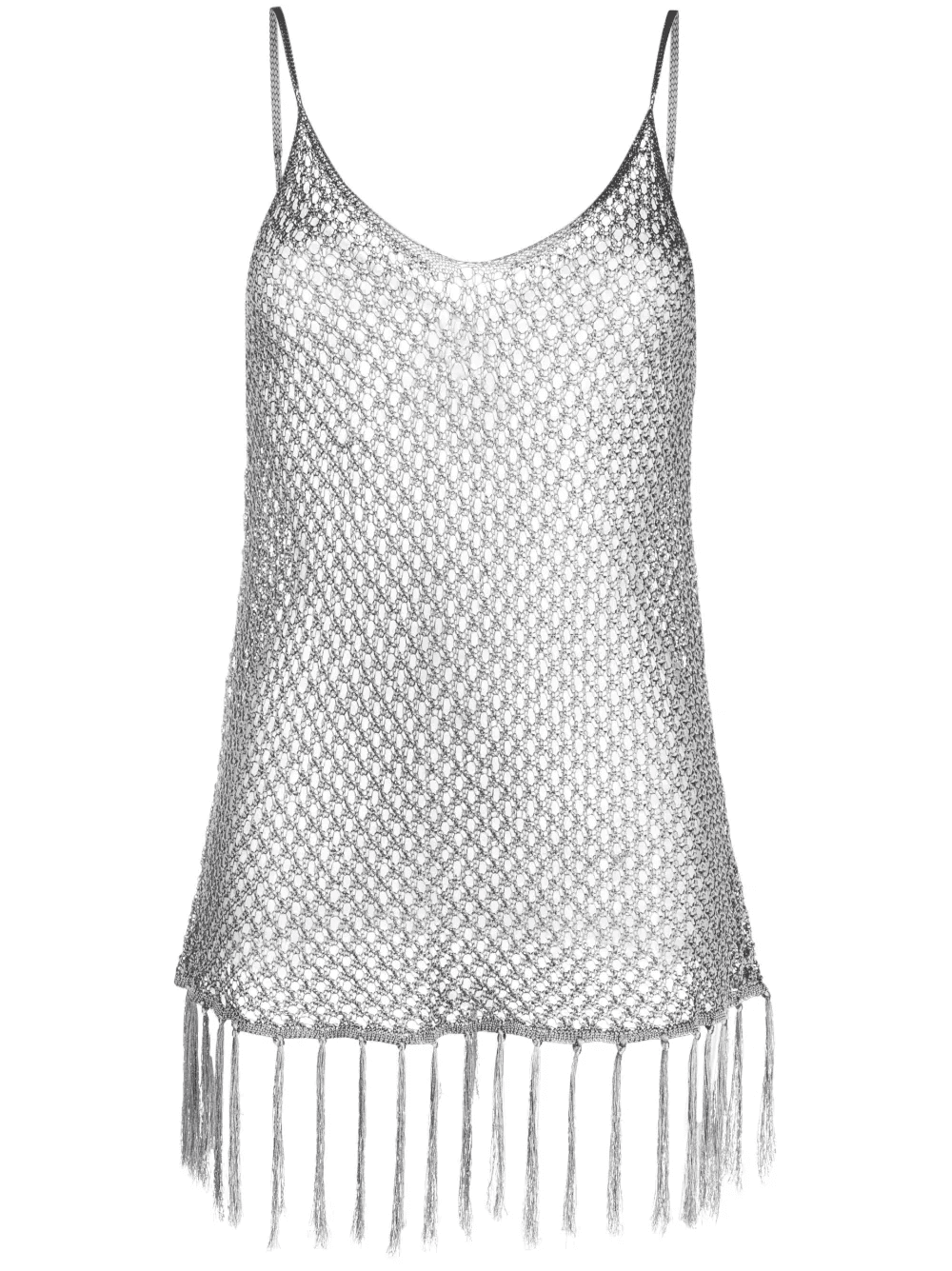 taselled crochet top - Image 1