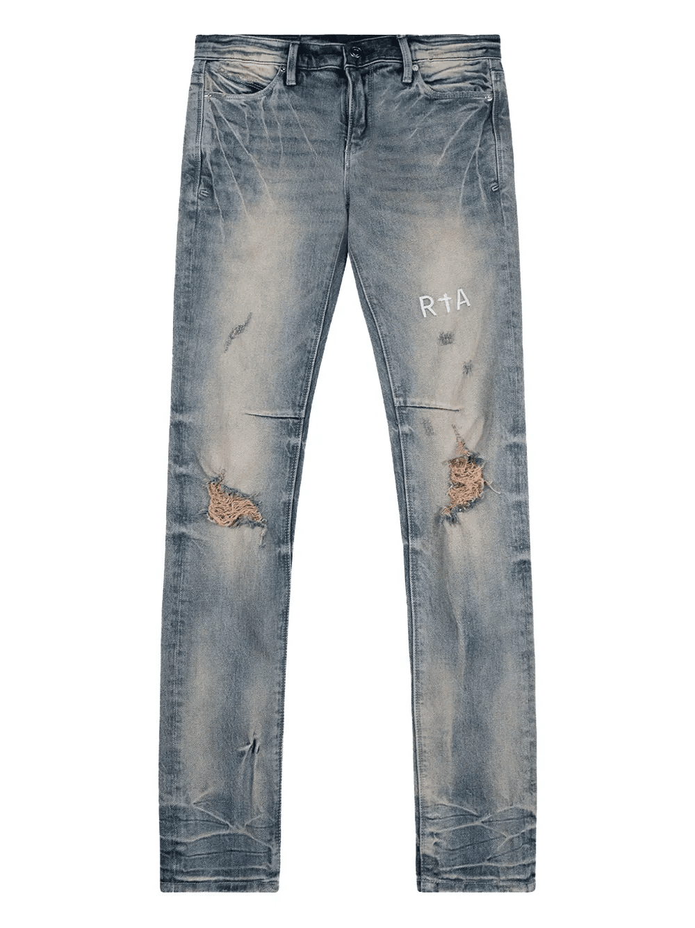 Clayton distressed bootcut jeans - Image 1