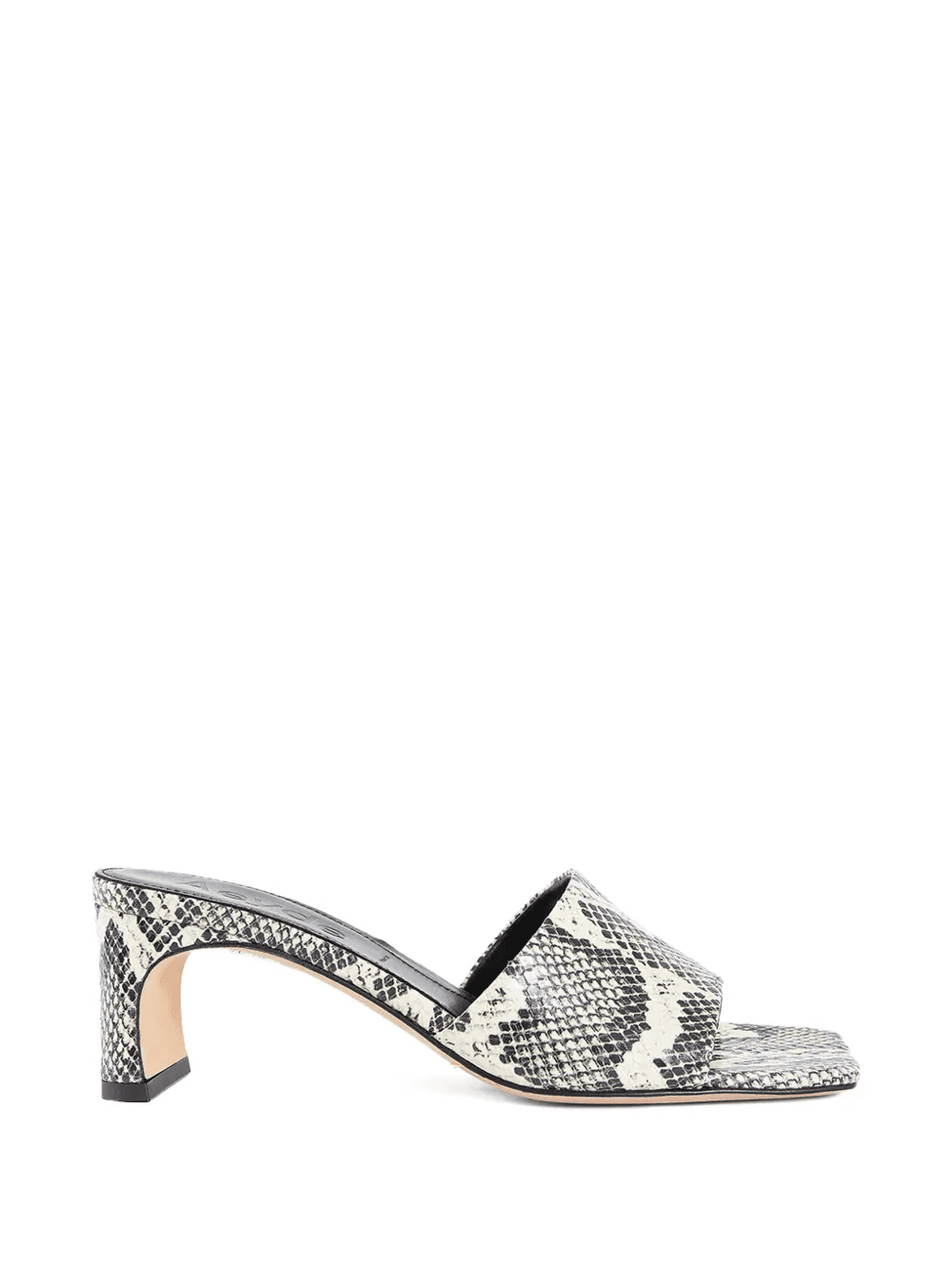 Jeanie snake-print mules - Image 1