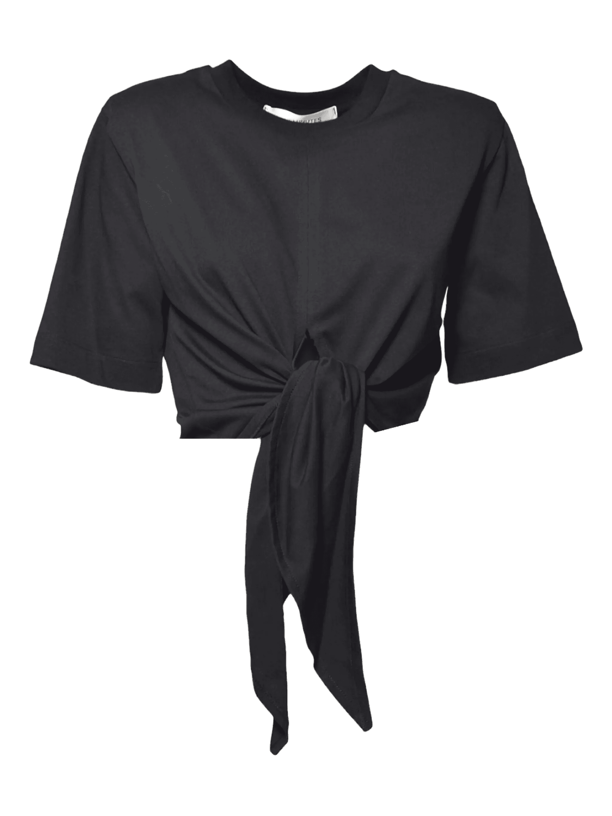 knotted short-sleeved top - Image 1