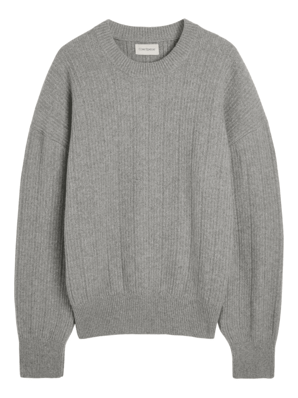 ribbed knit sweater - Image 1