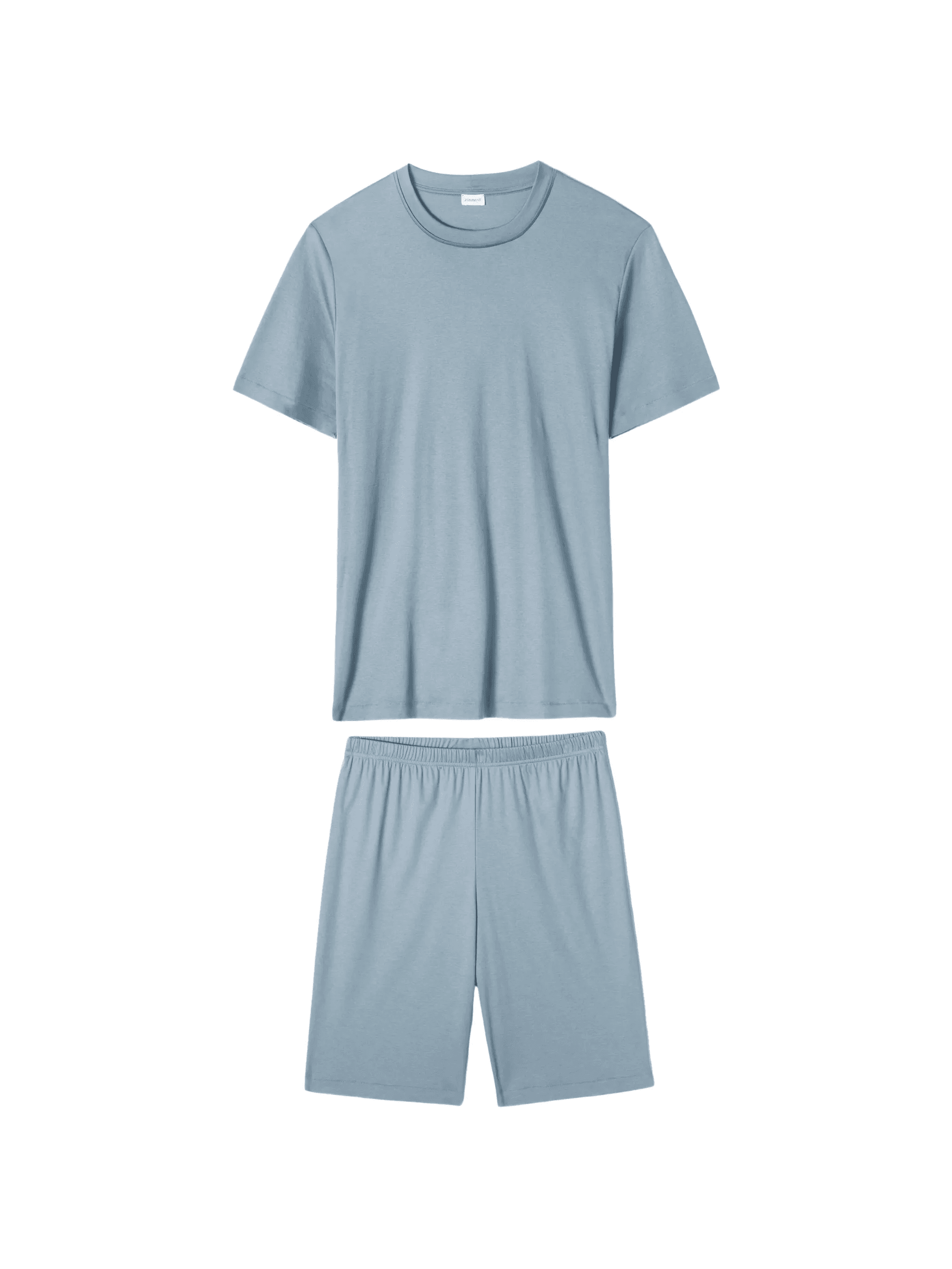 round-neck shor-sleeve pajamas - Image 1