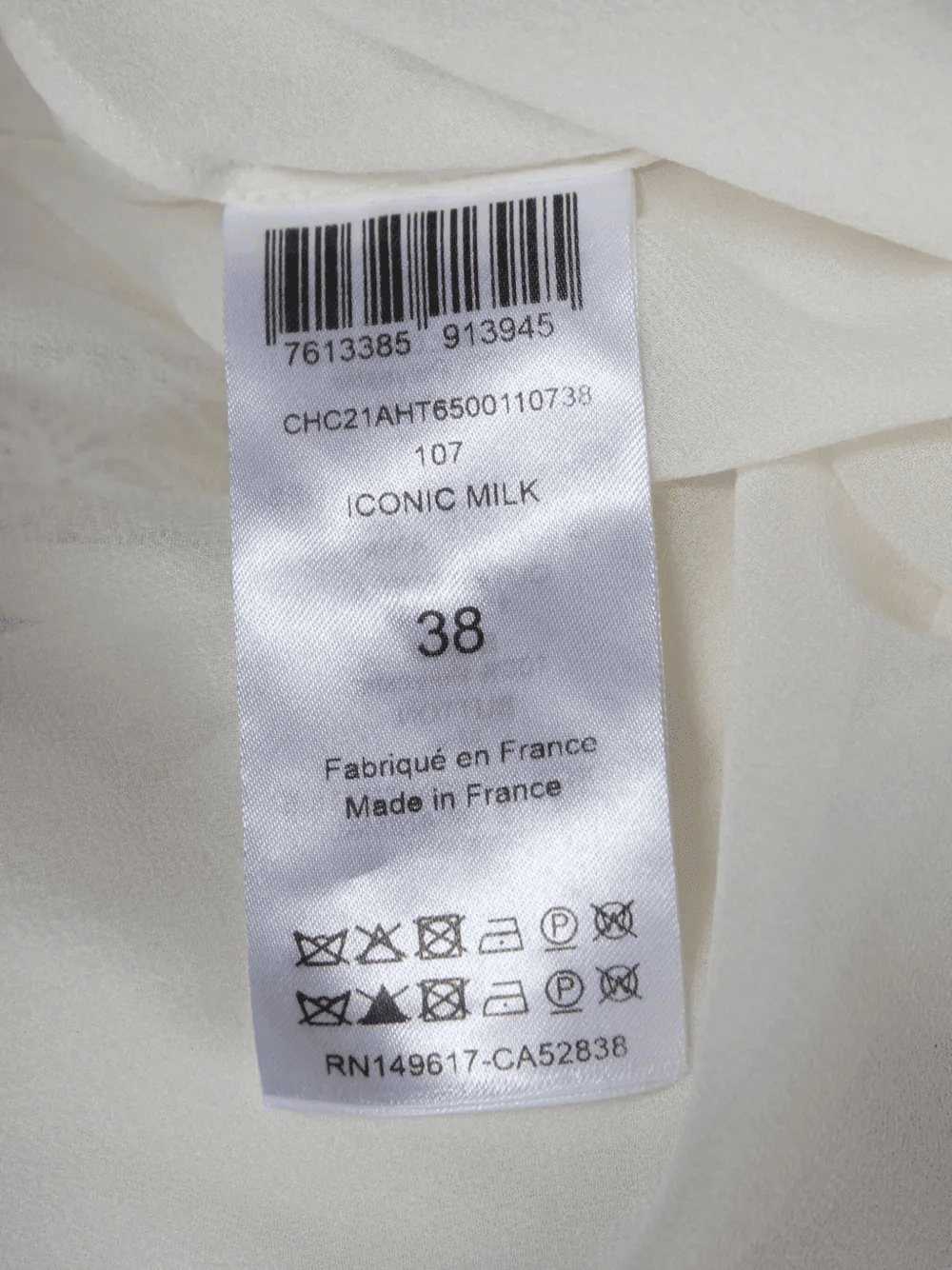 lace-detail scarf-collar blouse - Image 1