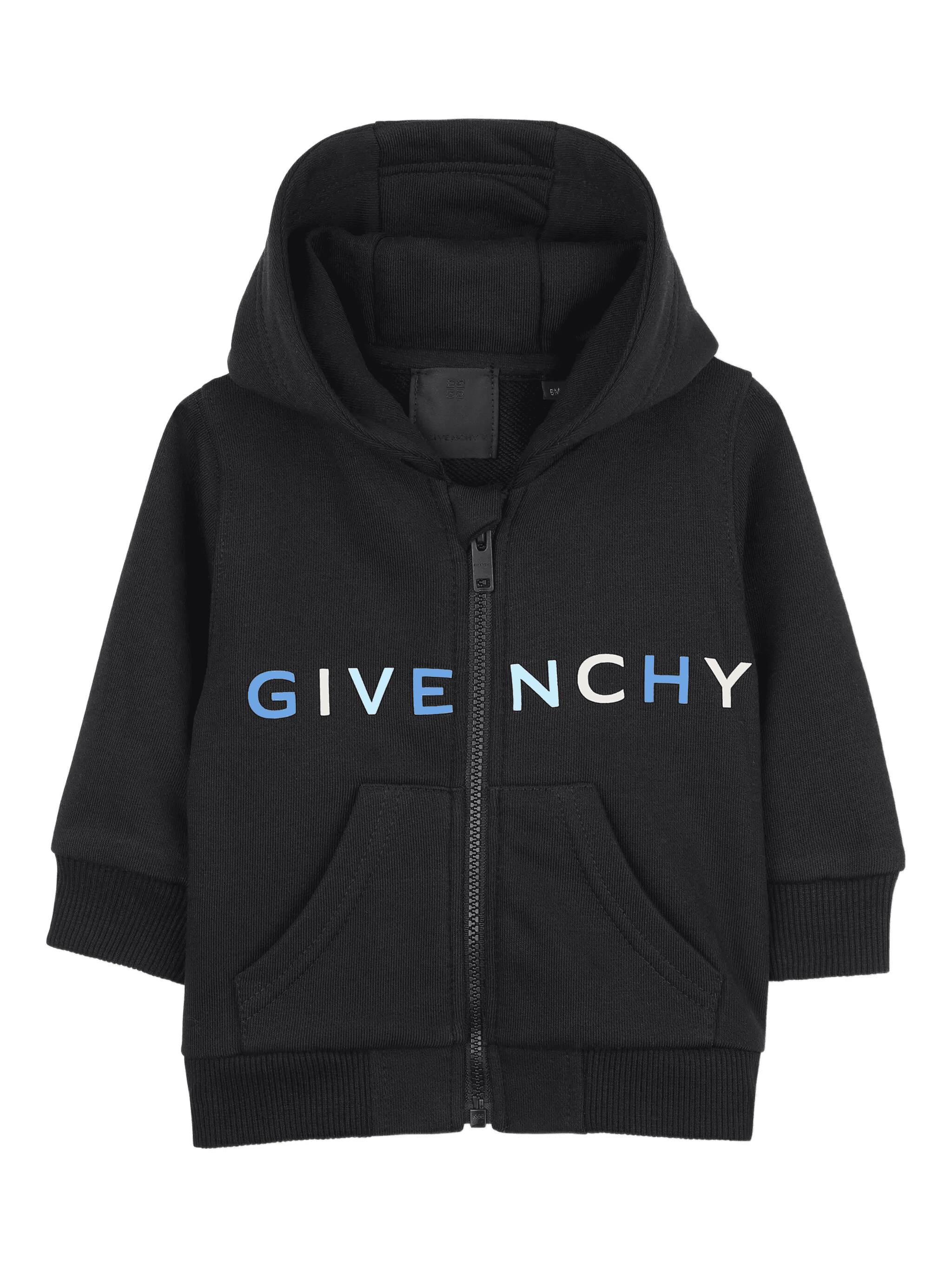 logo-print zip-up hoodie - Image 1