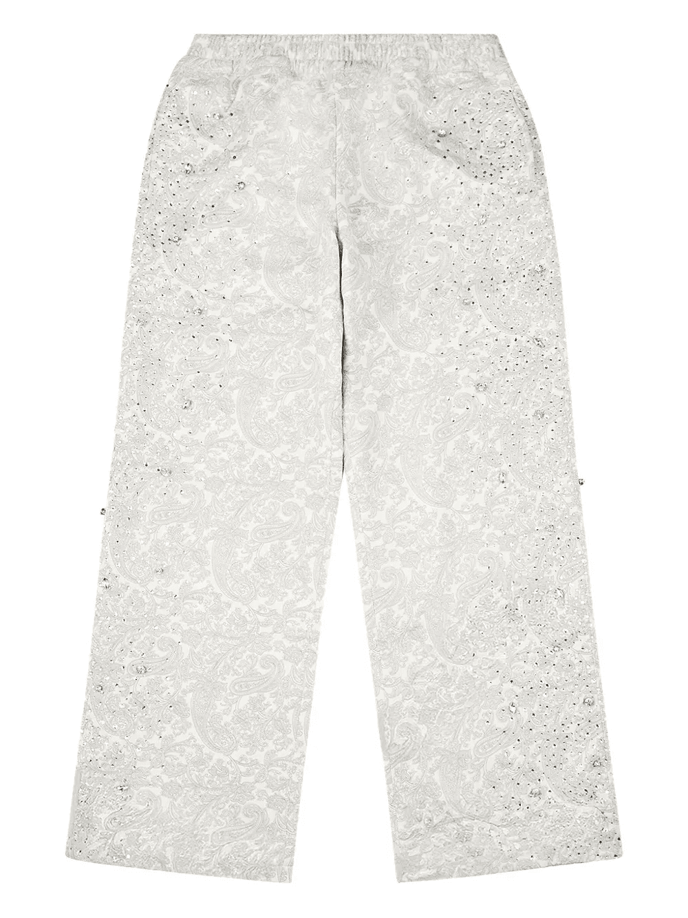 Cashew Blossom Pearl embellished brocade track pants - Image 1