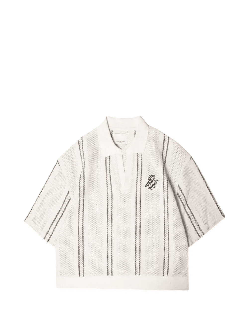striped polo shirt - Image 1