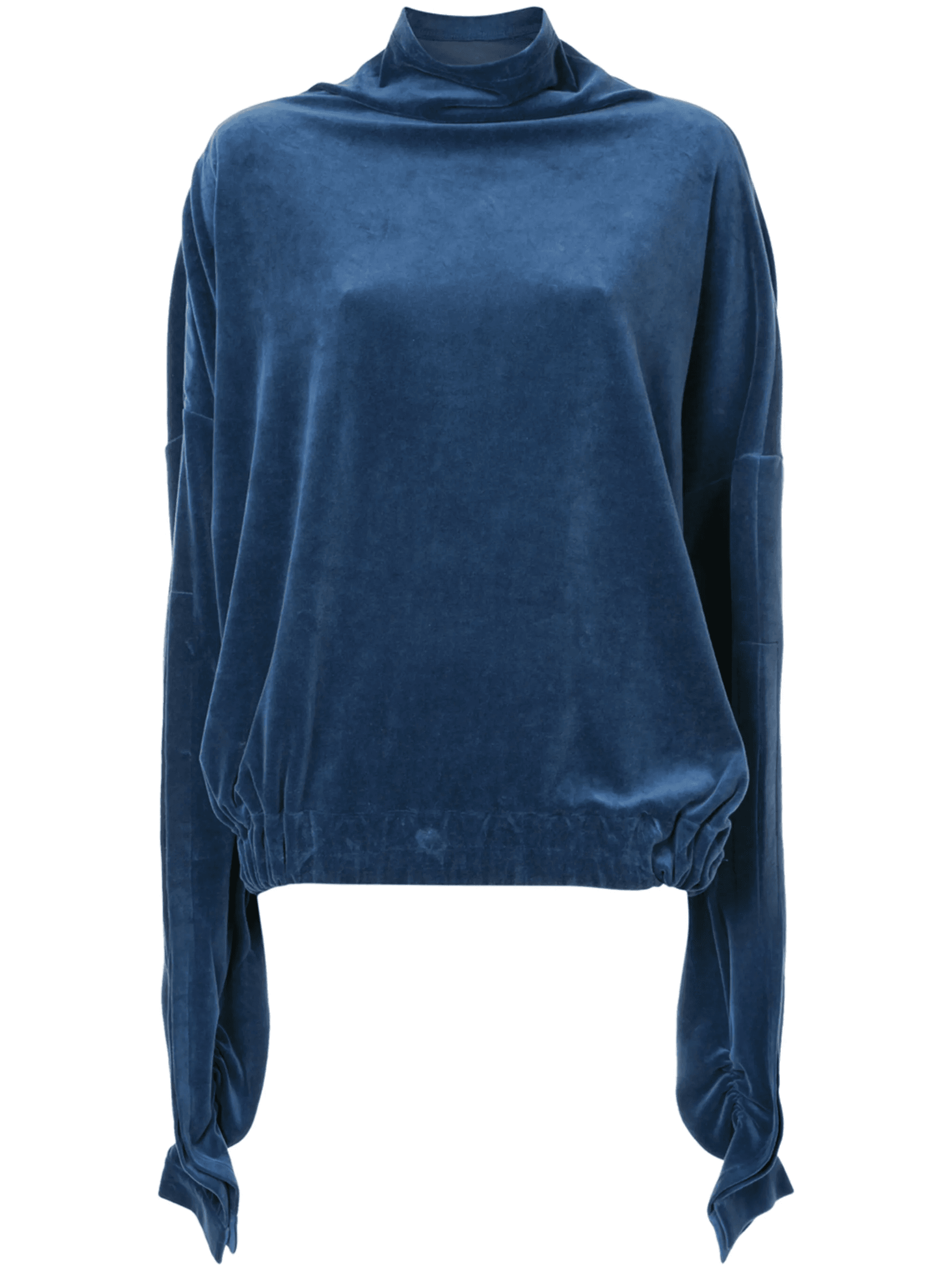 velour draped top - Image 1