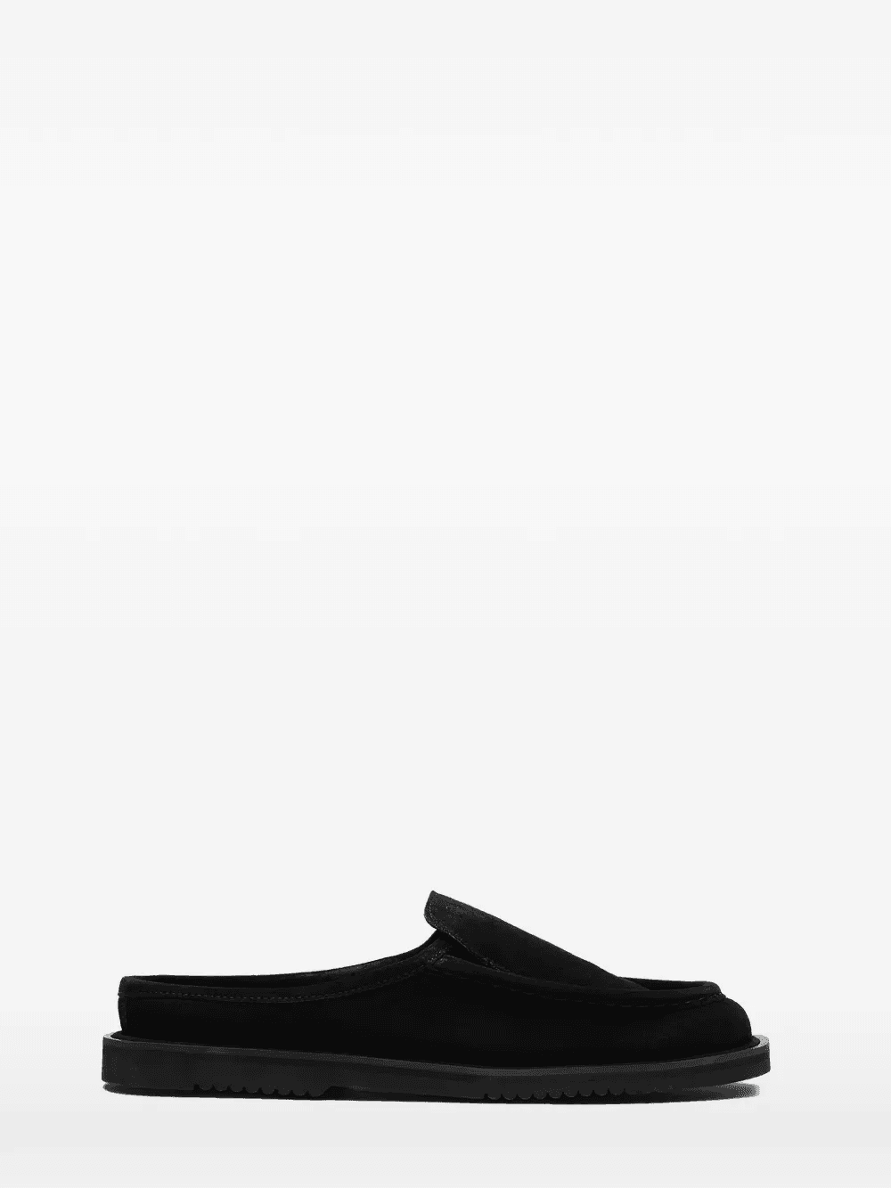 suede square toe slides - Image 1