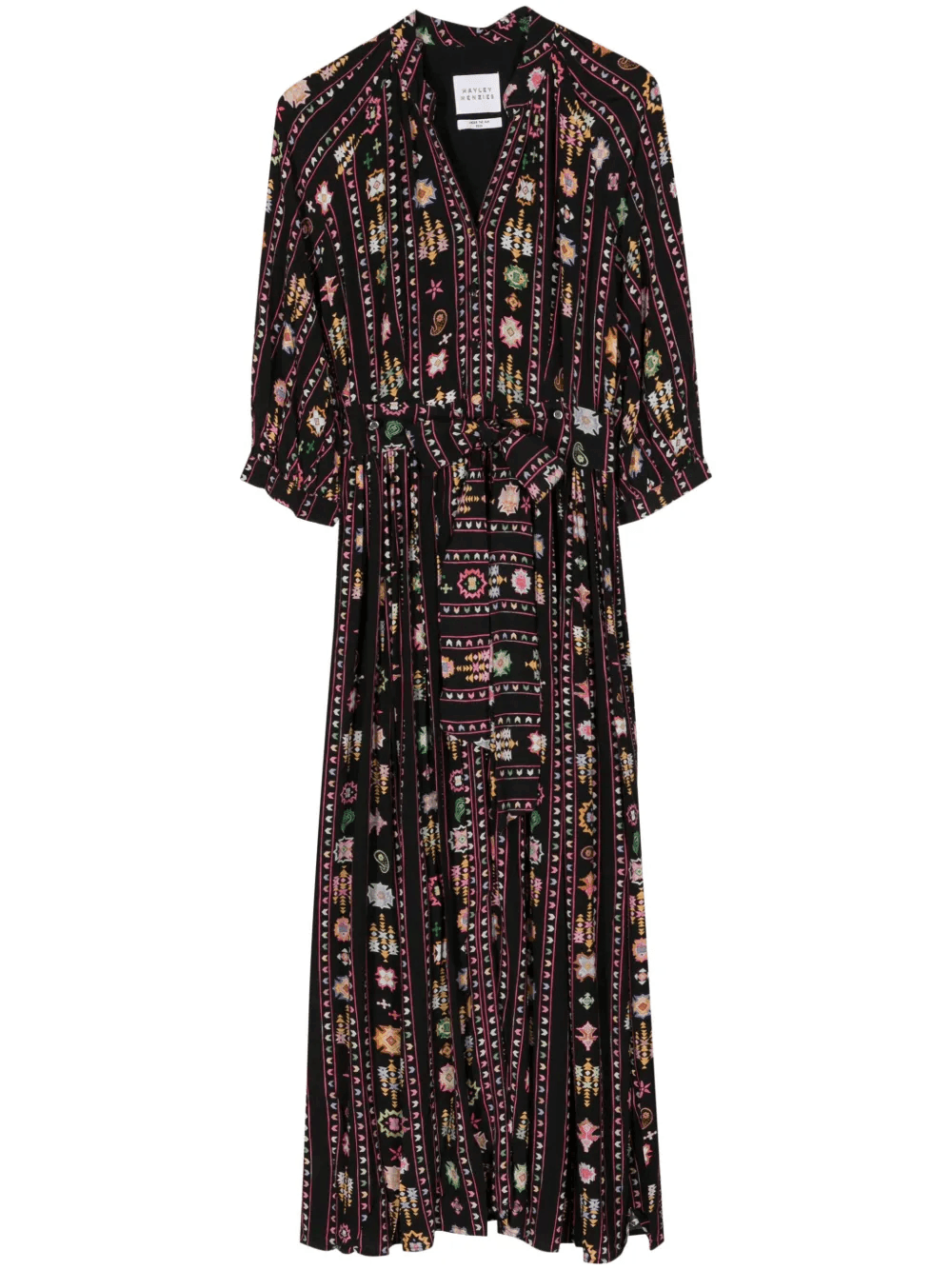 embroidered shirt dress - Image 1