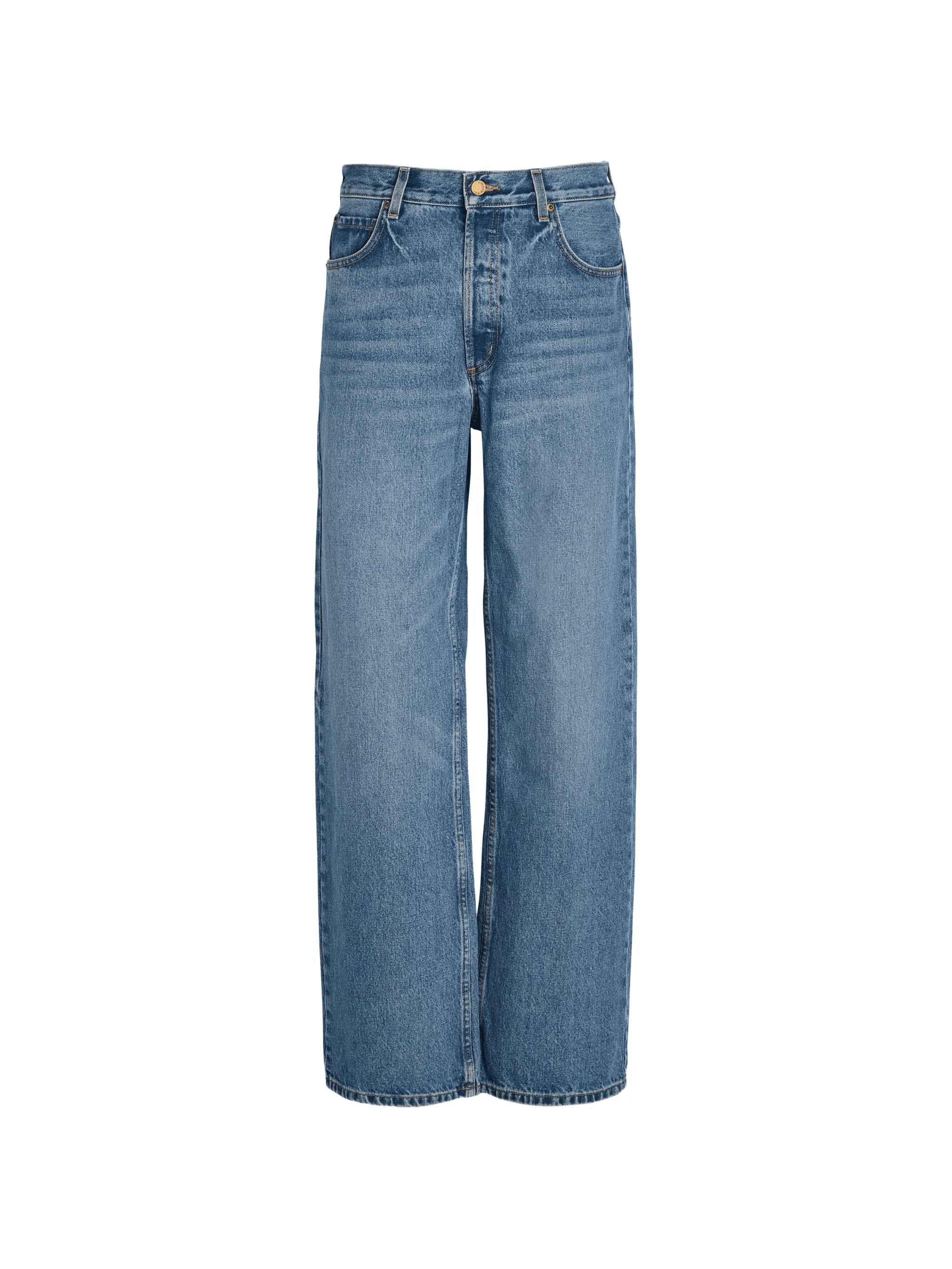 button-fastening jeans - Image 1