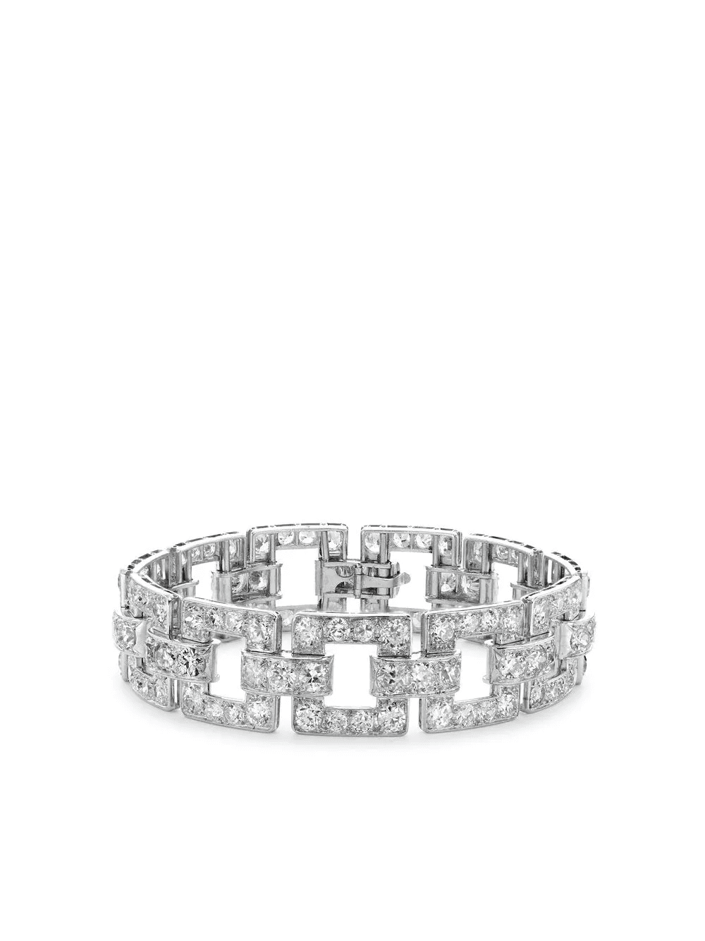 Art Deco Linzeler et Marchak diamond bracelet - Image 1