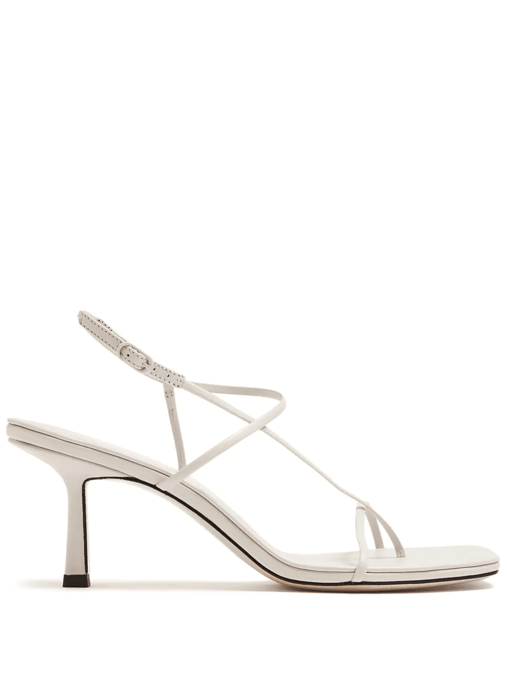 70mm Cross Front leather sandals - Image 1