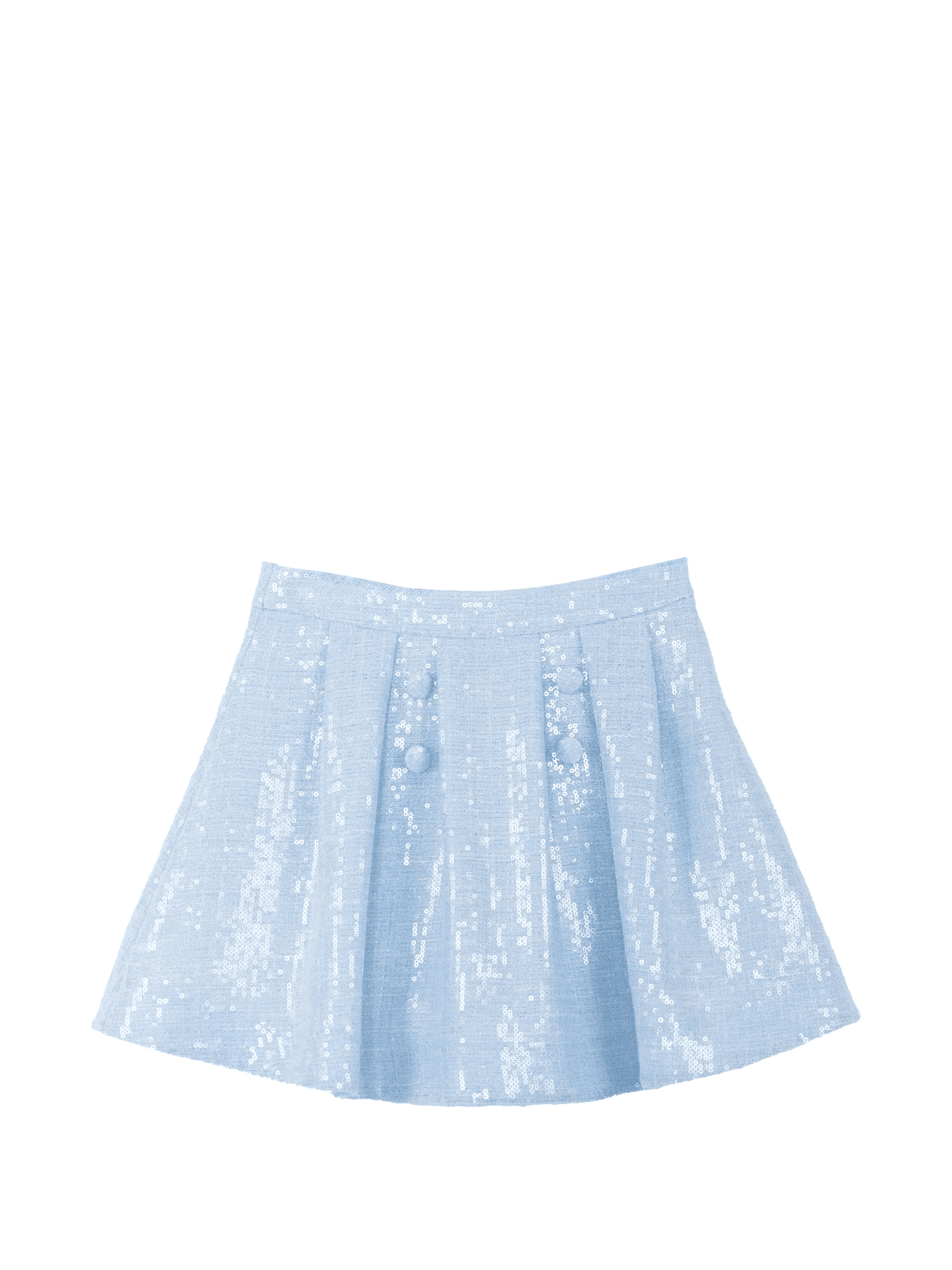 pleated sequin skirt - Image 1