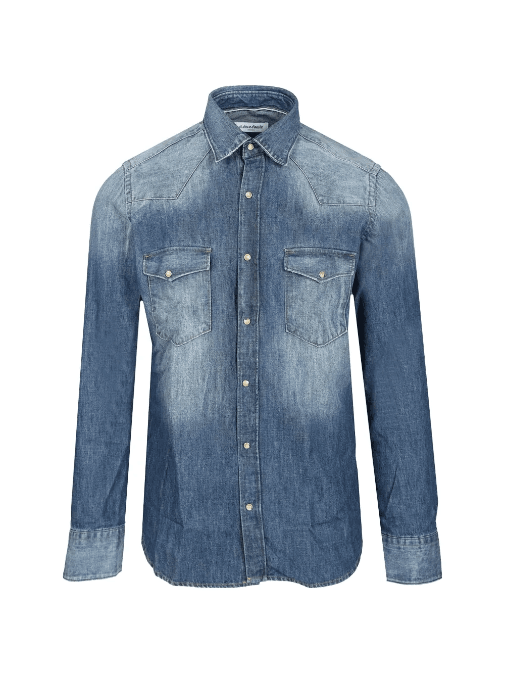 western-style denim shirt - Image 1