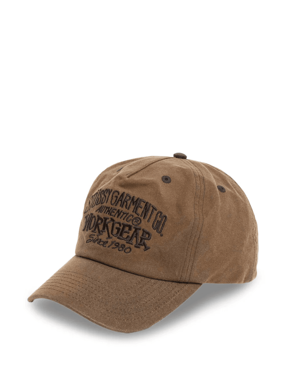 Mid-Depth Workgear Waxed Snapback cap - Image 1