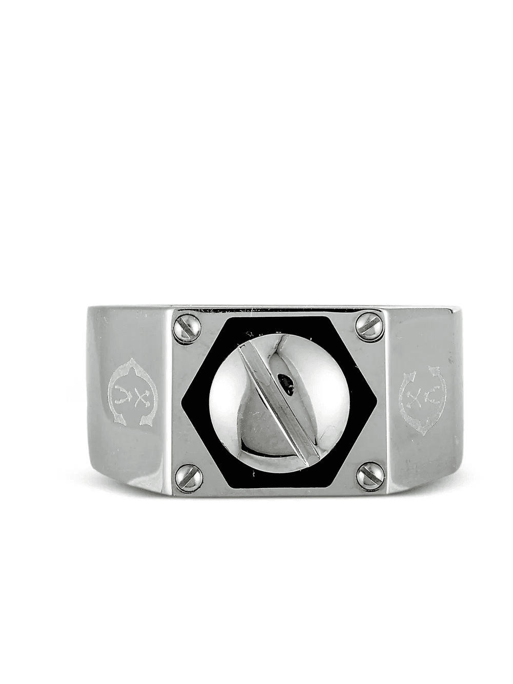 logo-engraved ring - Image 1