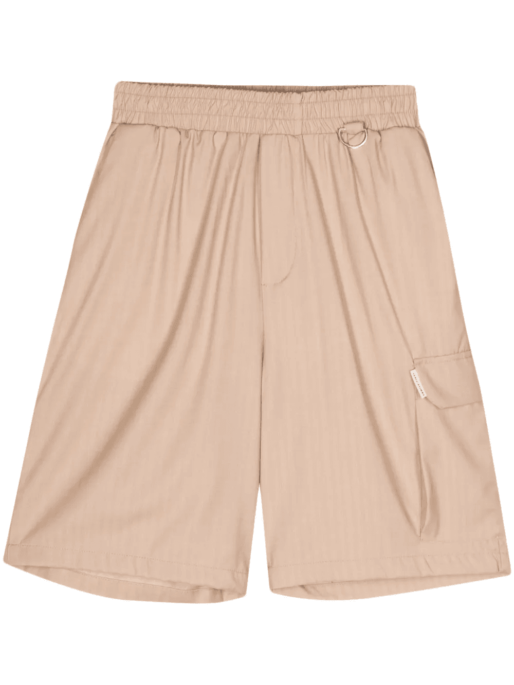 striped twill shorts - Image 1