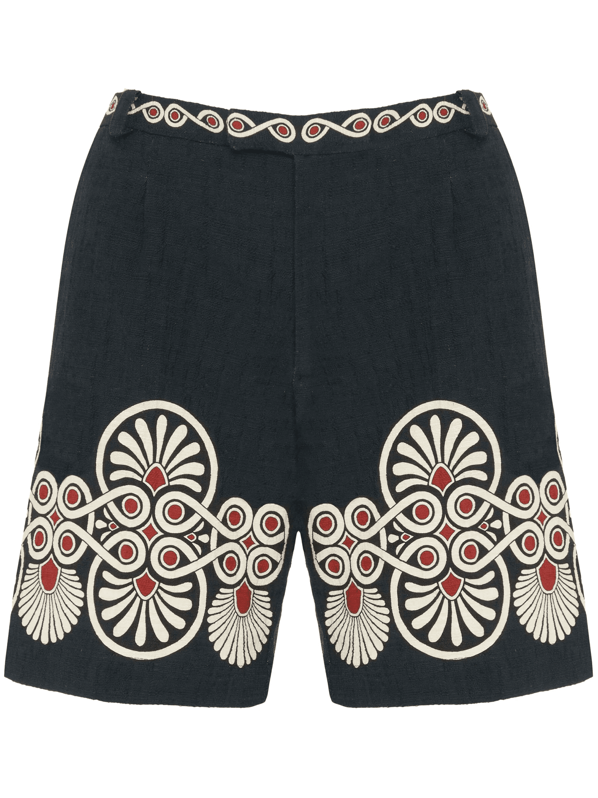 Medallion-print cotton shorts - Image 1