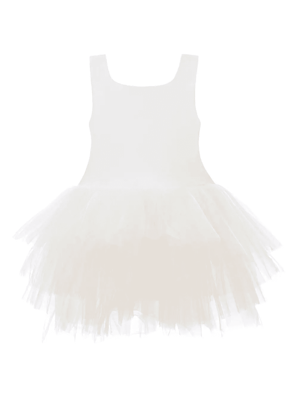 square-neck sleeveless tutu dress - Image 1