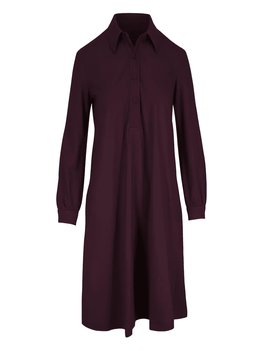button-front midi dress - Image 1