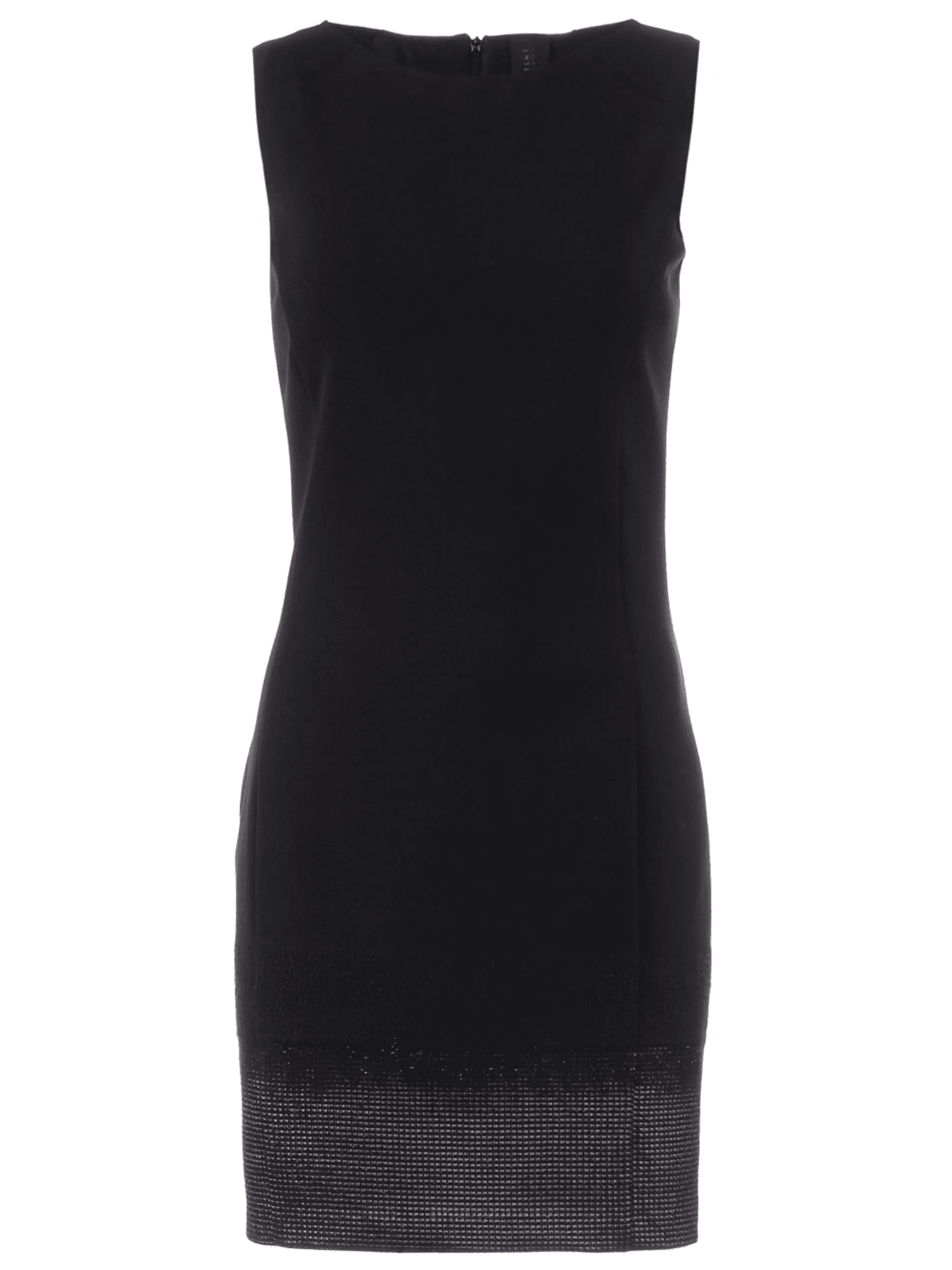textured hem shift dress - Image 1