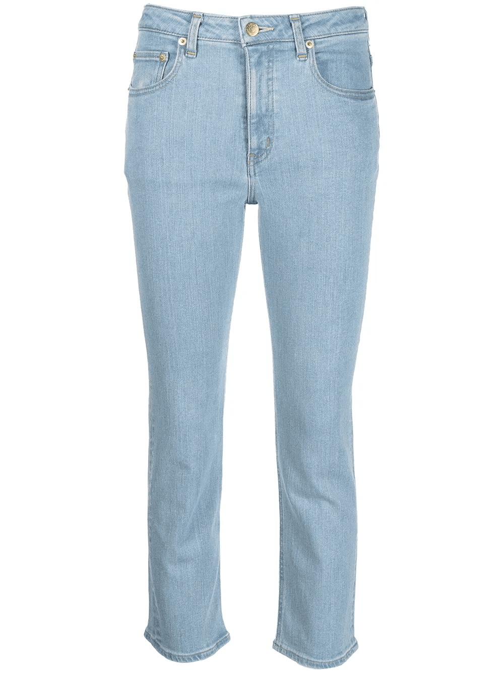 The Rose Quartz mid-rise cropped skinny jeans - Image 1