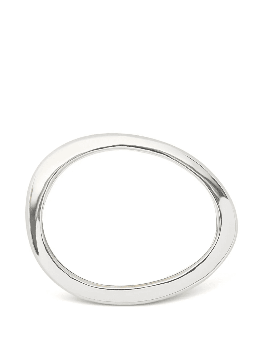 Rock Wishbone thin bangle bracelet - Image 1