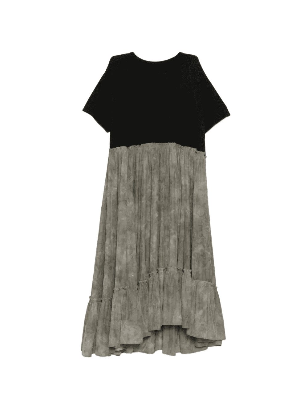 pleated ruffled dress - Image 1