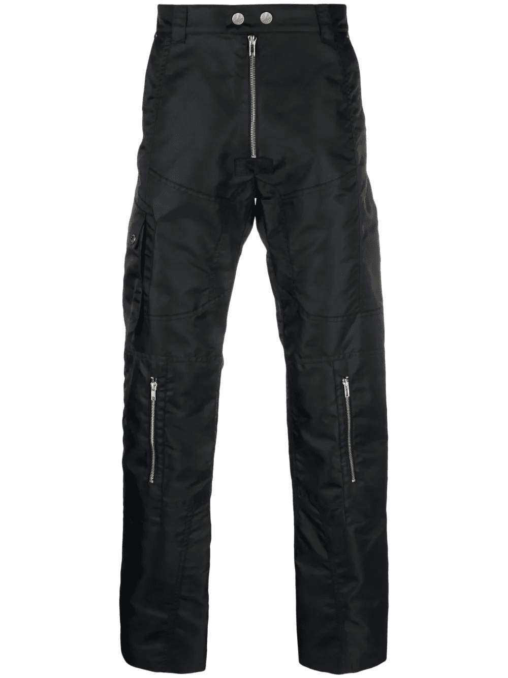 panelled biker trousers - Image 1