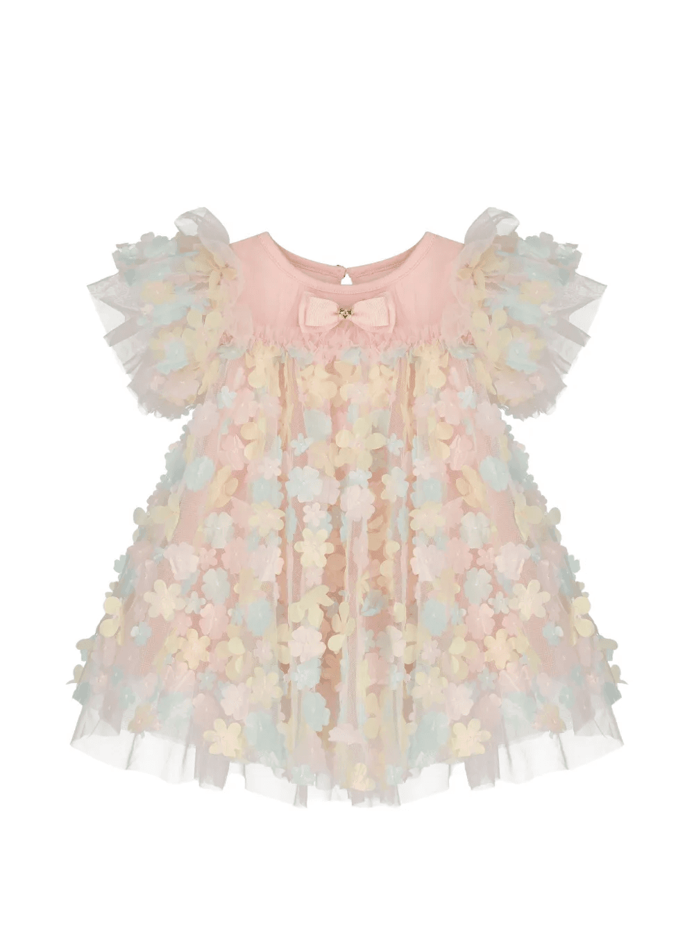 Marlowe 3D floral bow dress - Image 1