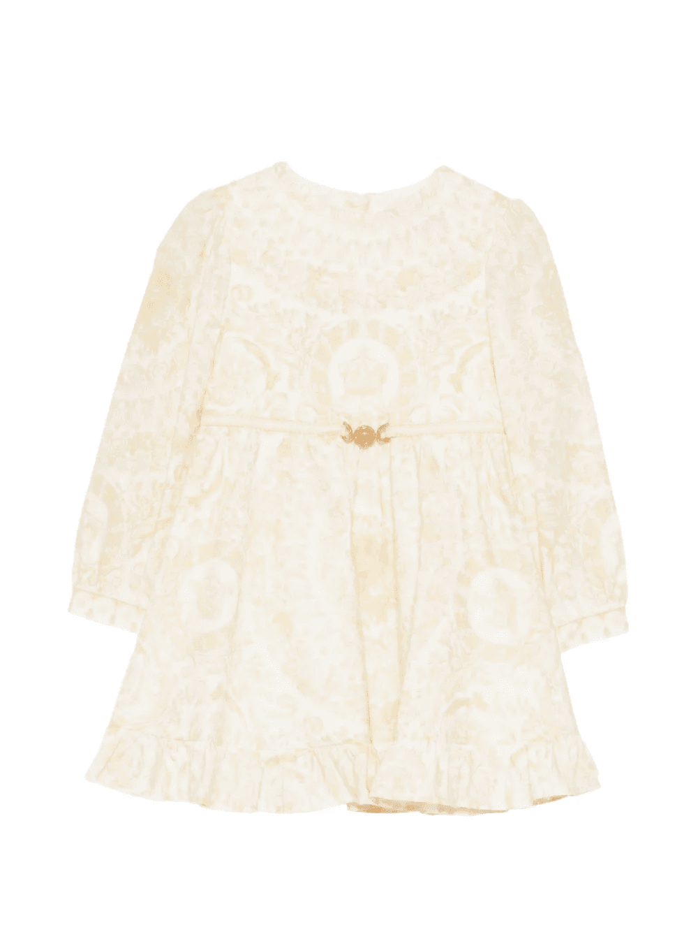 graphic-print ruffle dress - Image 1