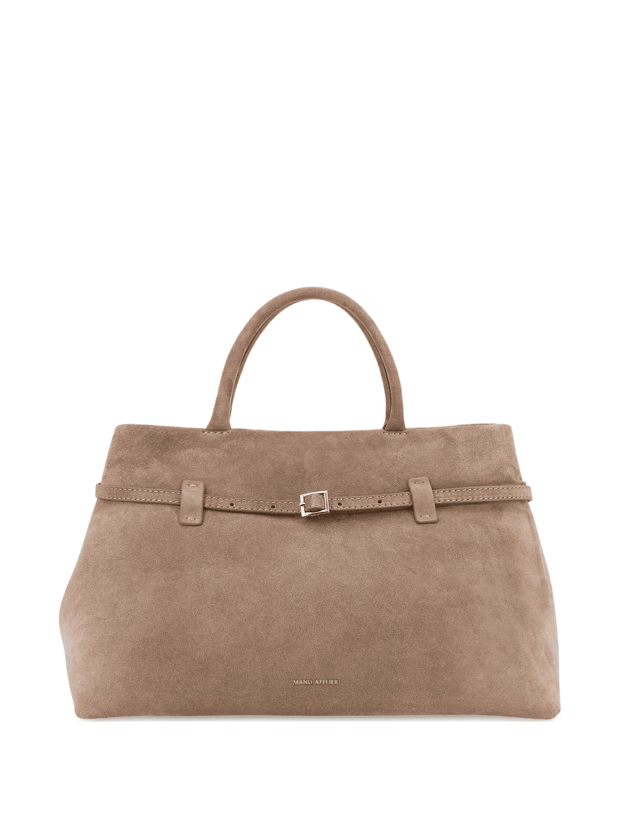 Le Cambon 35 buckle-fastening suede handbag - Image 1