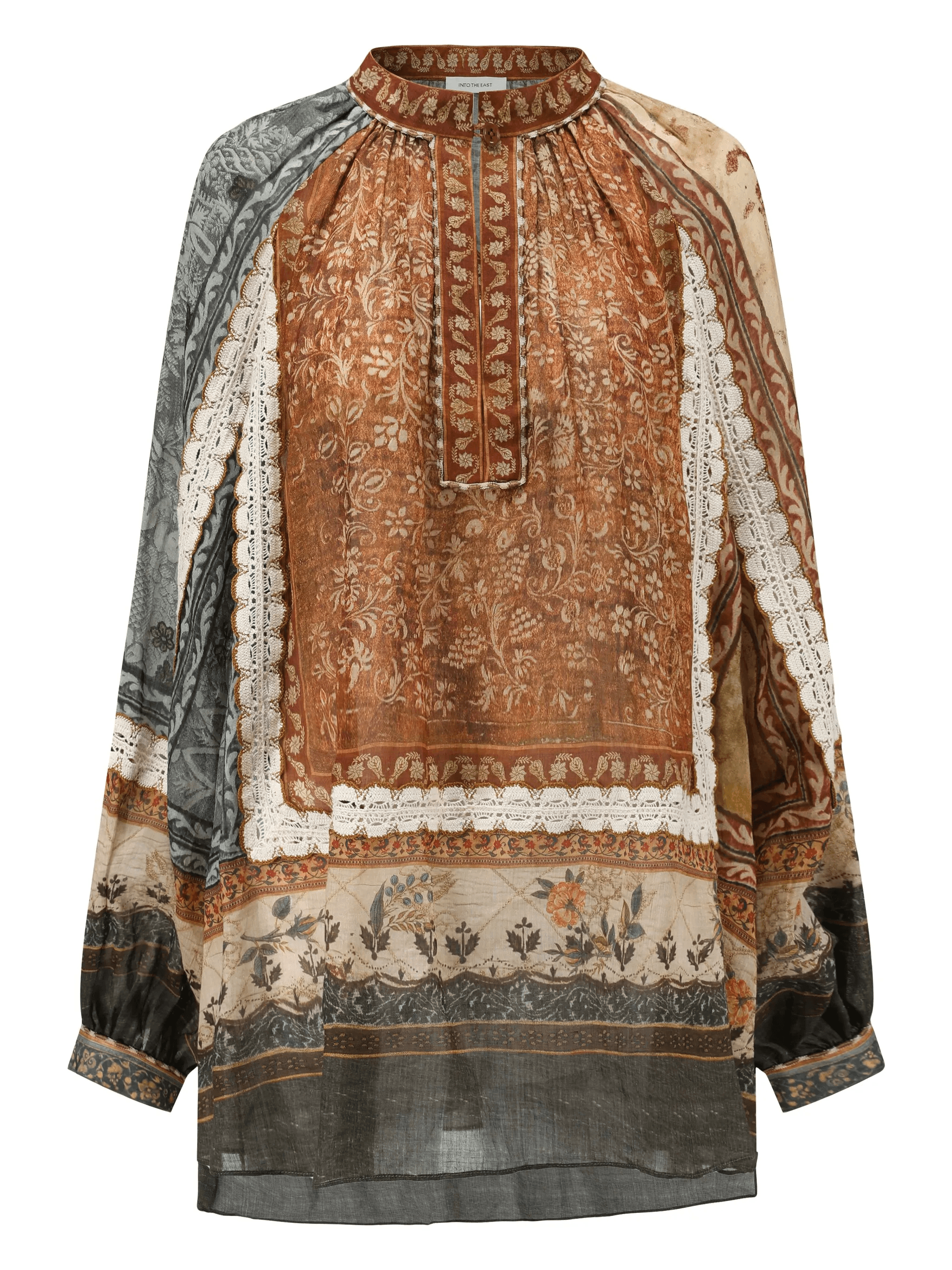 patchwork-motif top - Image 1