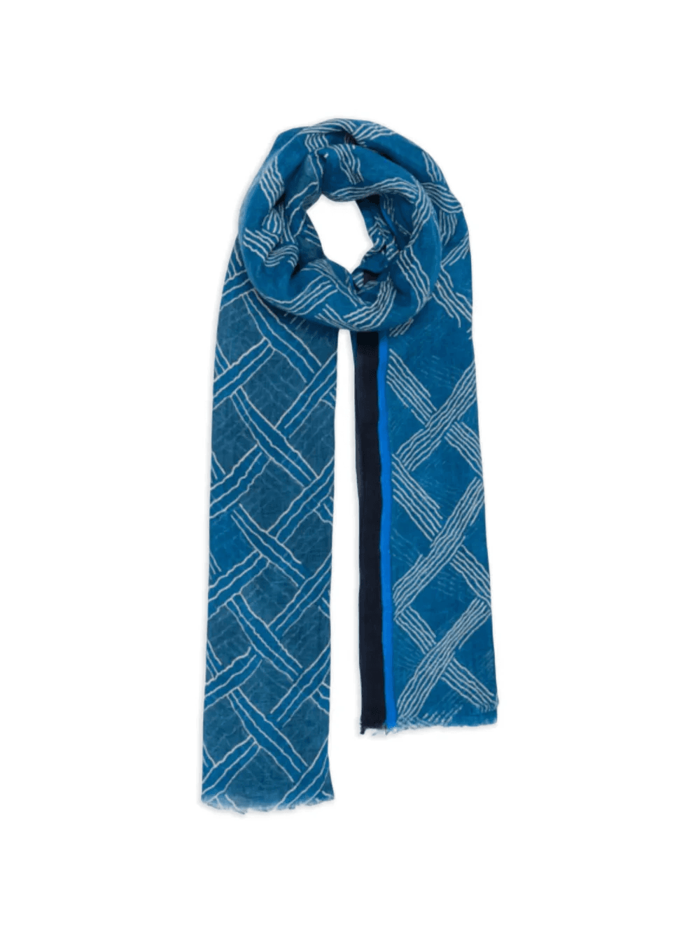 Horizon geometric-print scarf - Image 1