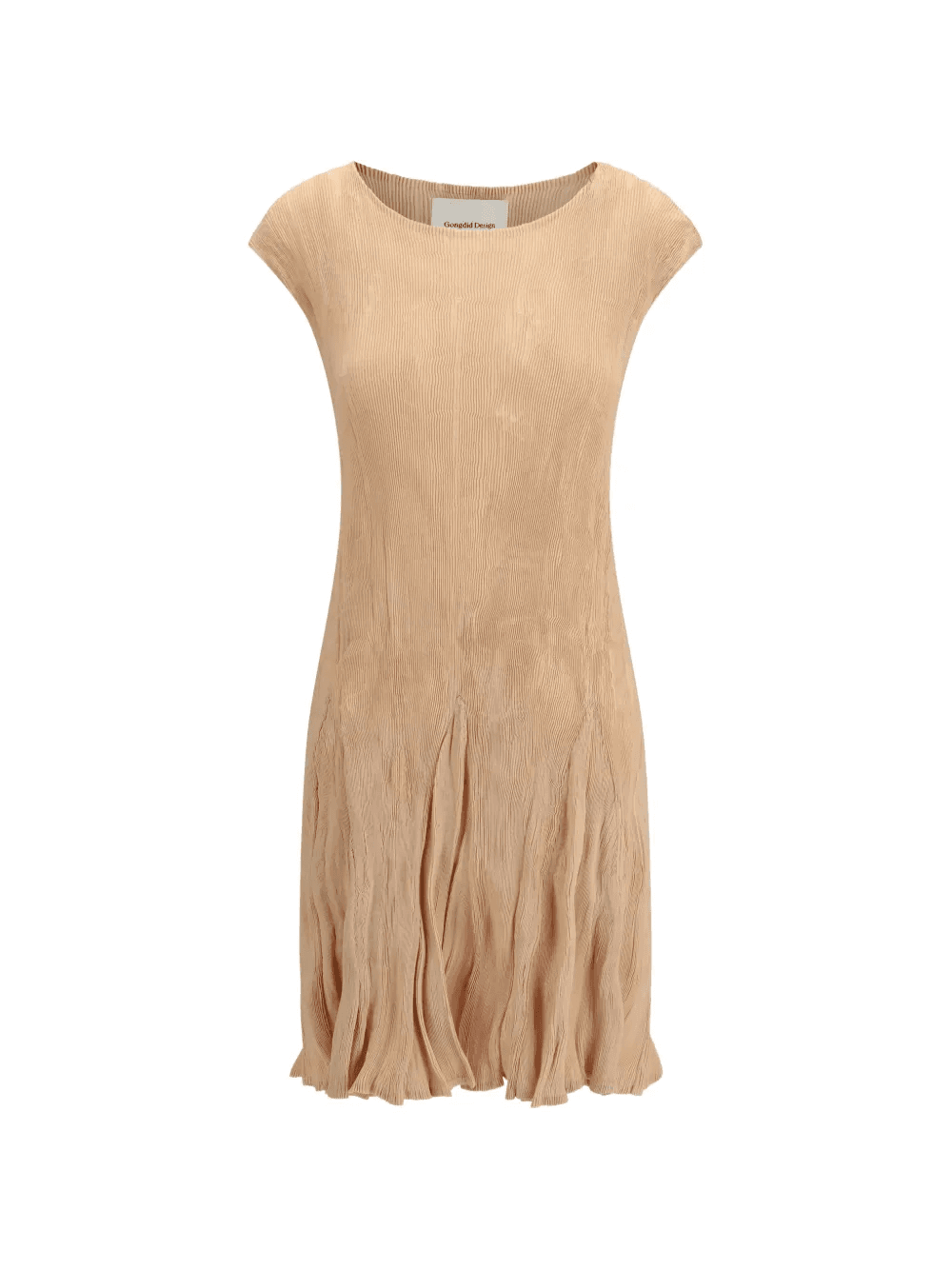 Wavy pleated mini dress - Image 1