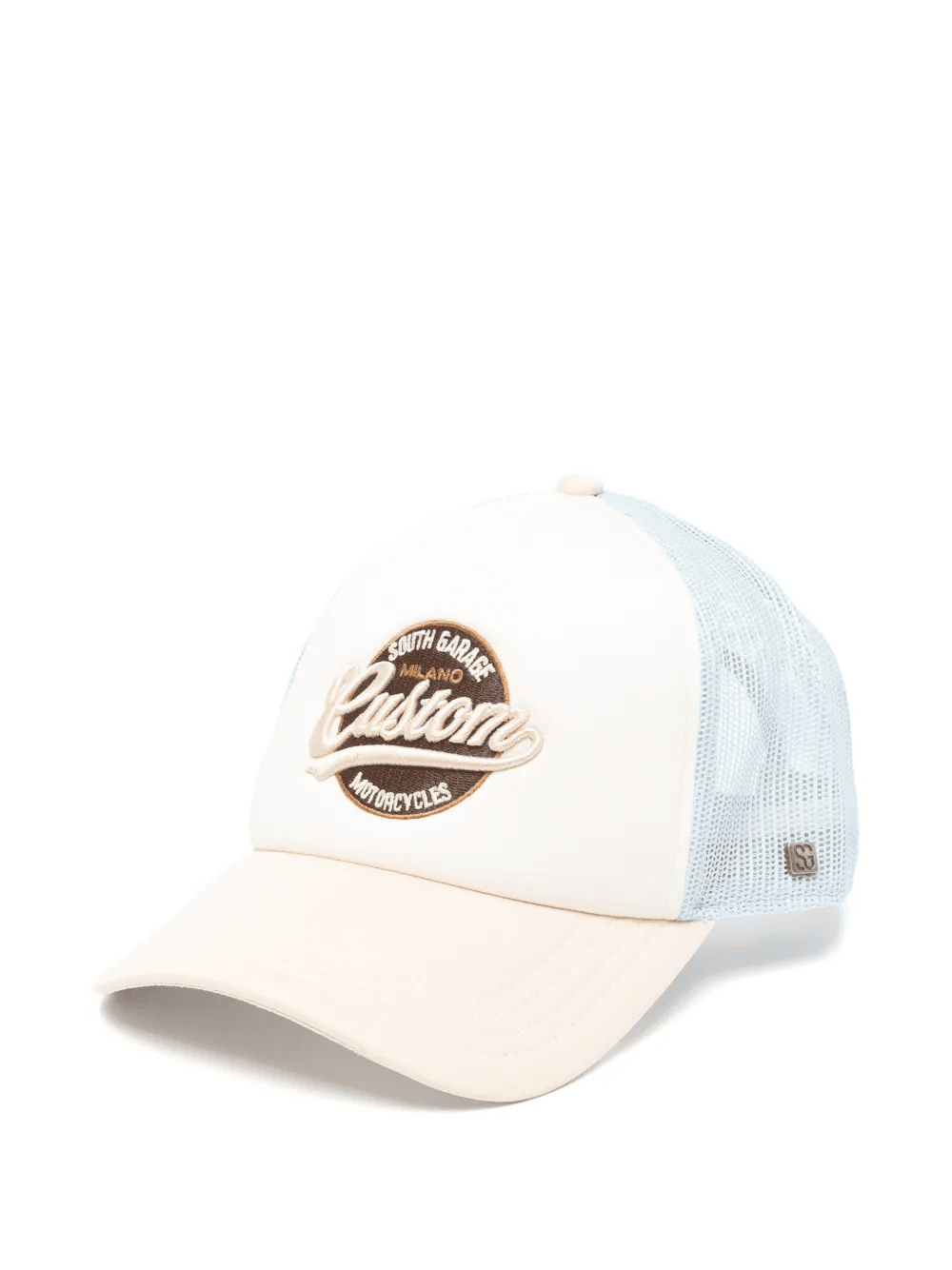 logo-patch mesh-panel baseball cap - Image 1
