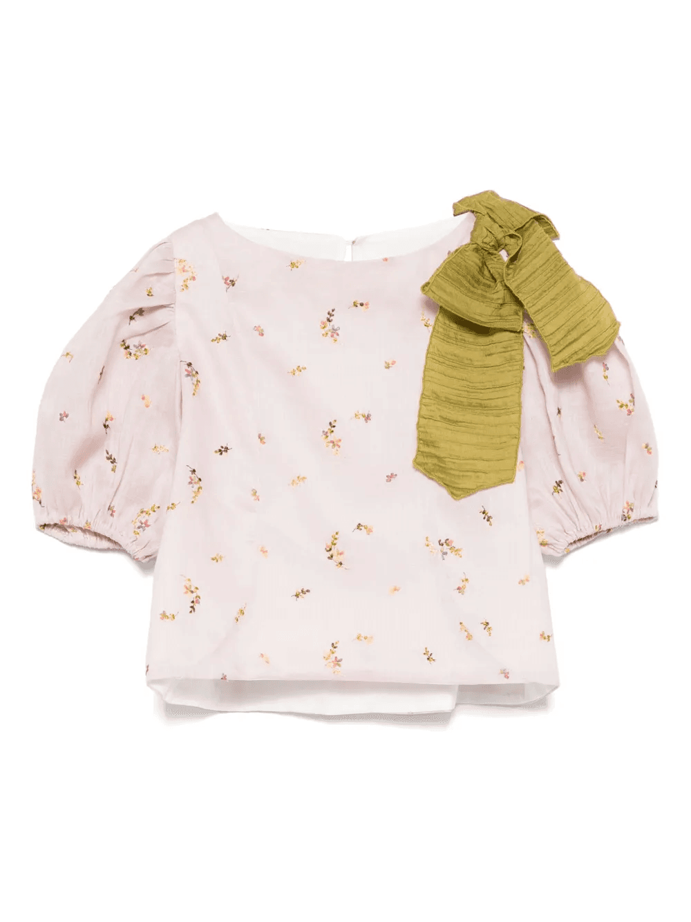 floral-embroidered top - Image 1