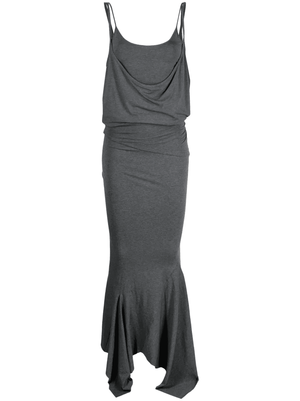 draped mélange dress - Image 1