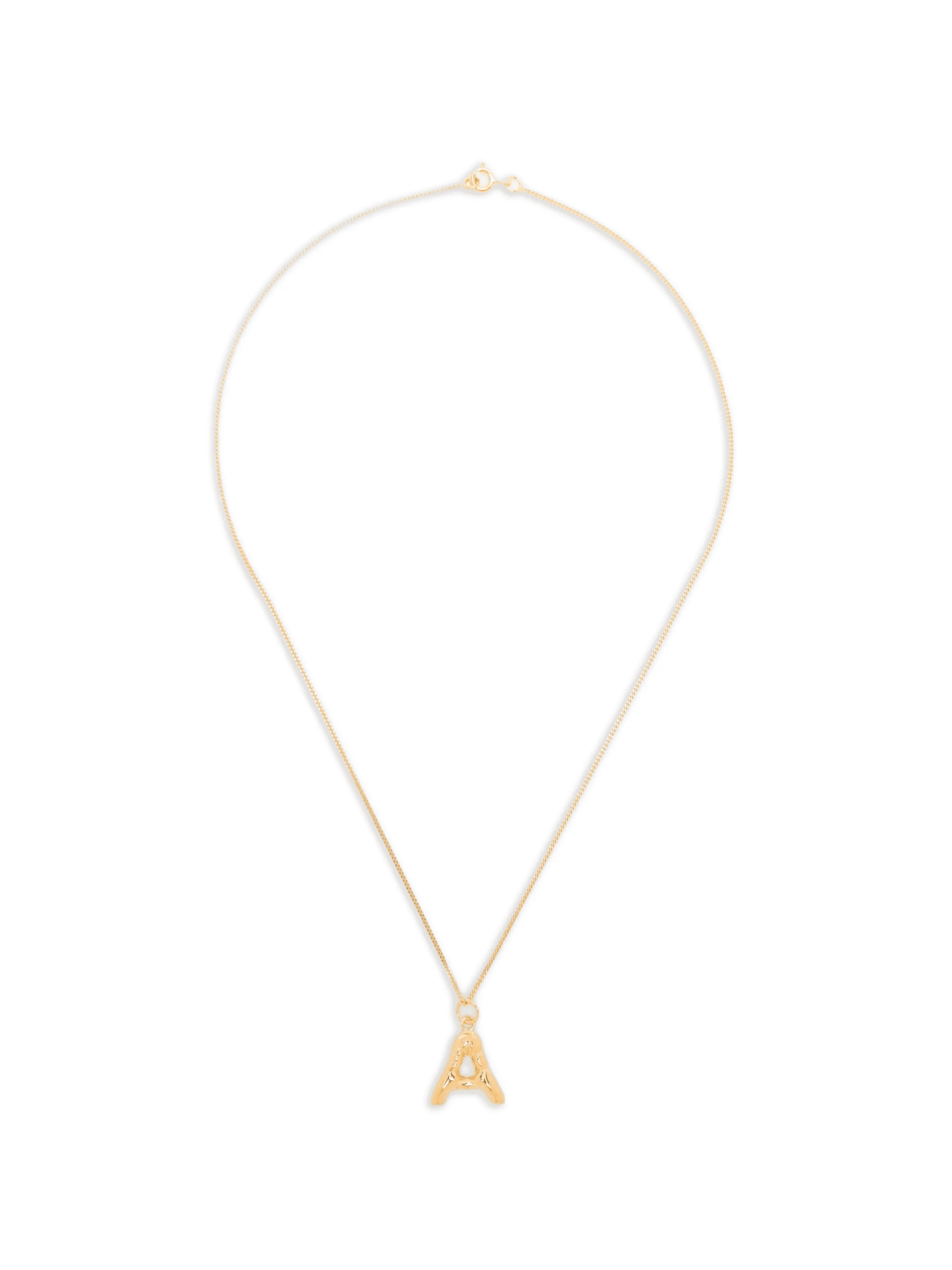 A-initial charm necklace - Image 1