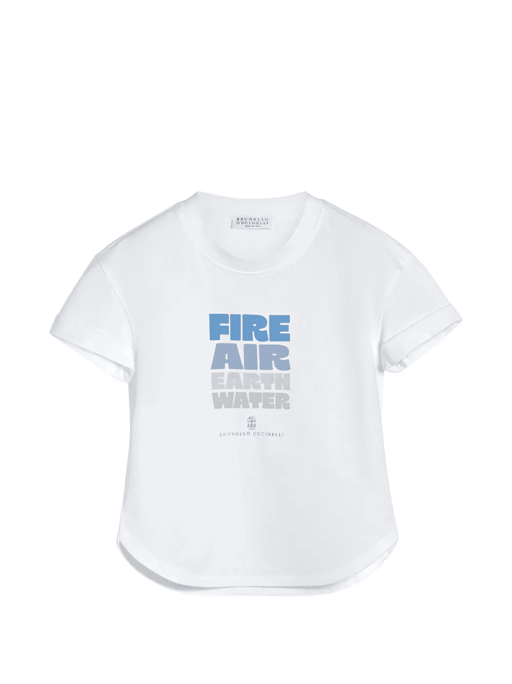 cotton jersey T-shirt with print - Image 1