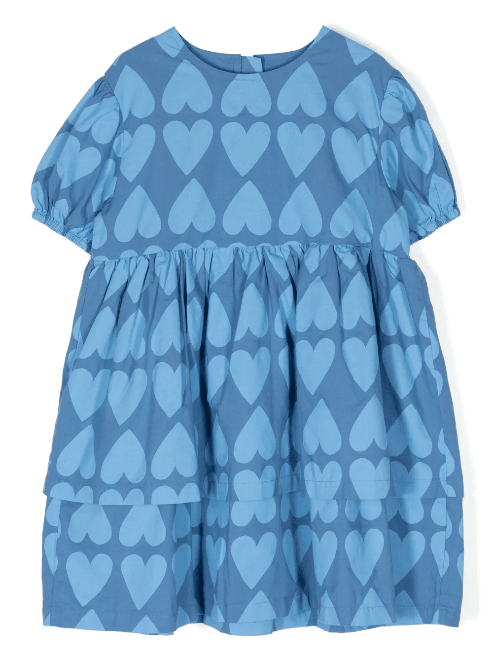 heart-print cotton dress - Image 1