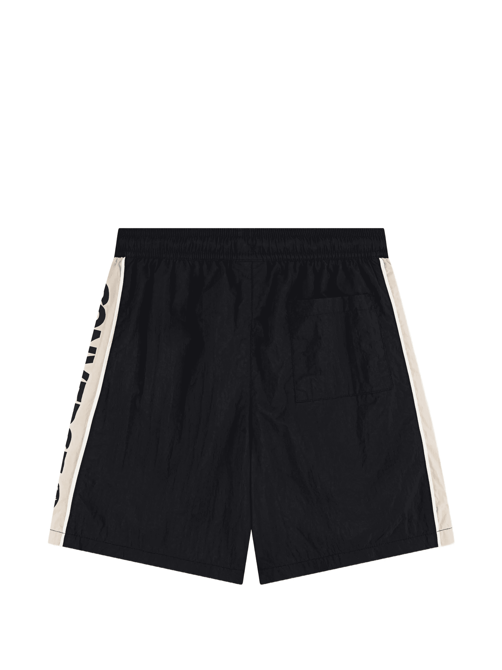 stripe drawstring shorts - Image 1