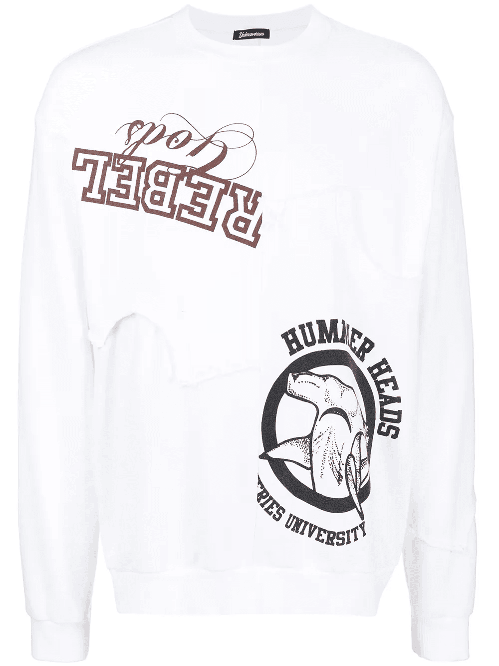 logo-print crew neck sweatshirt - Image 1